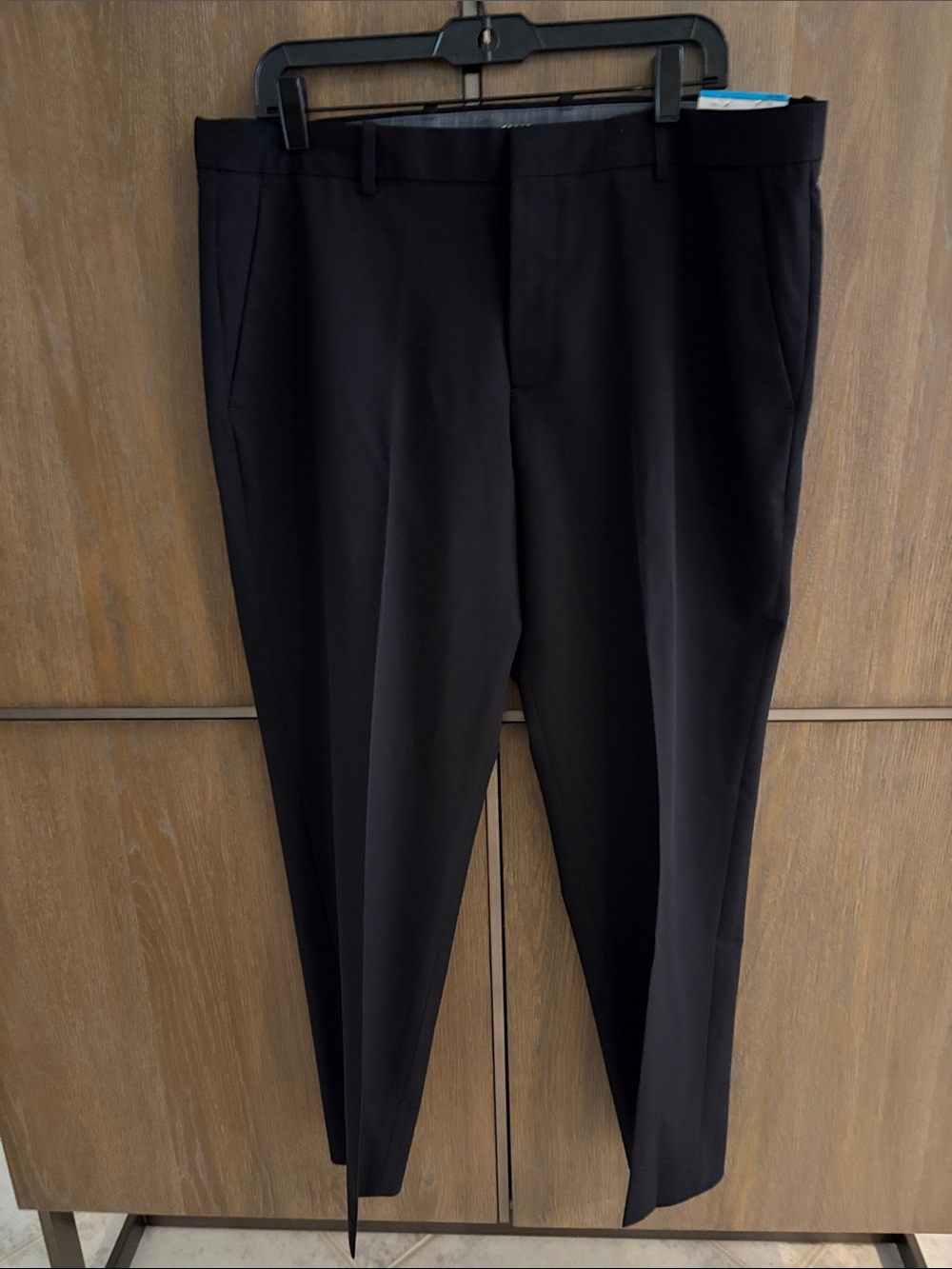 Perry Ellis Black Men's Dress Pants - Tailored Straight Leg